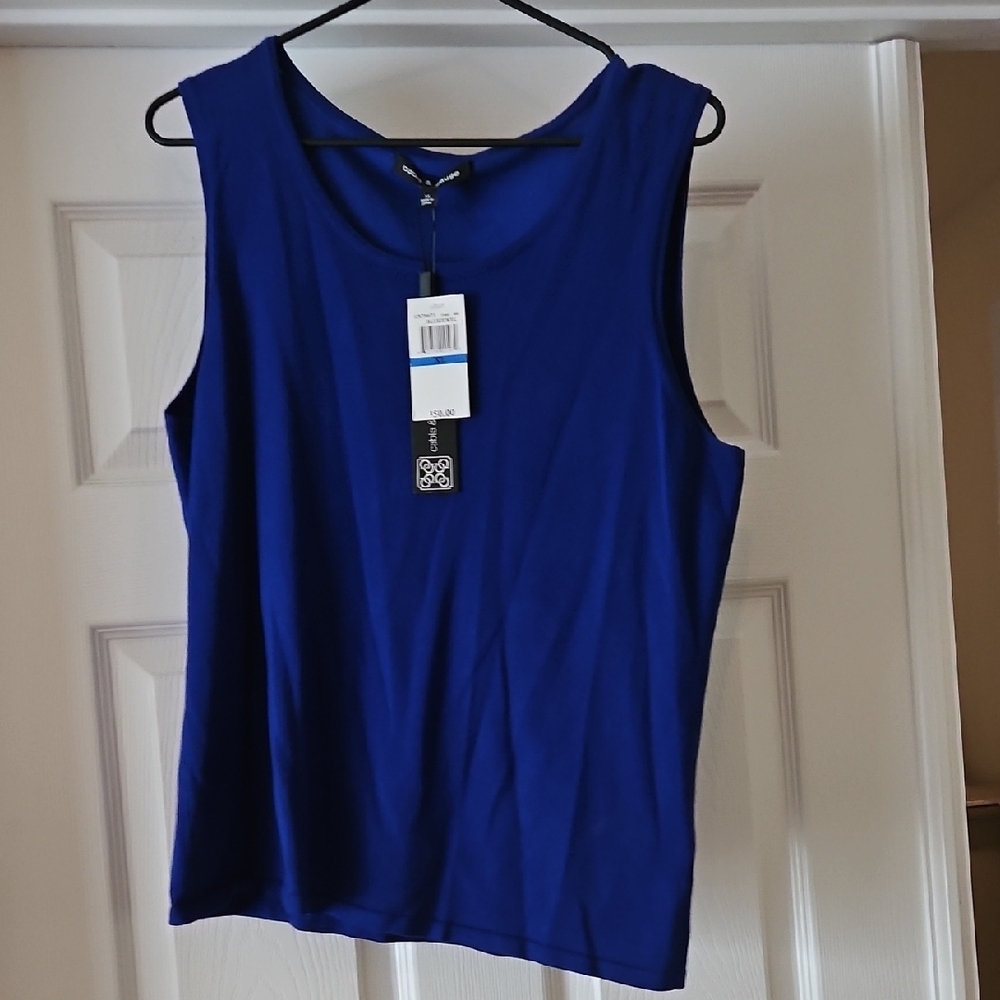 Cable & Gauge Royal Blue Tank Top